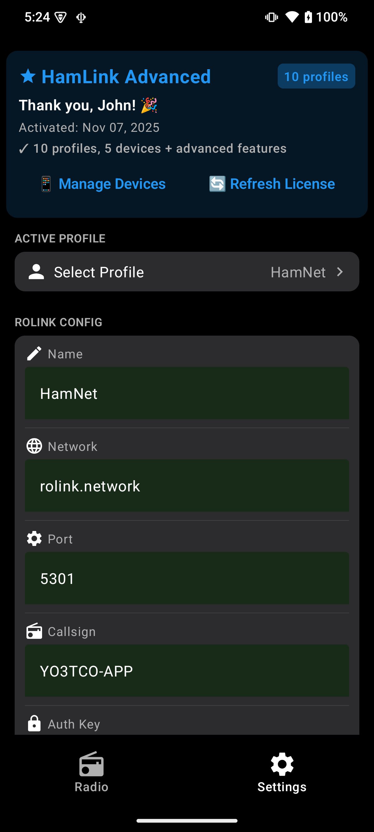 Profile Management